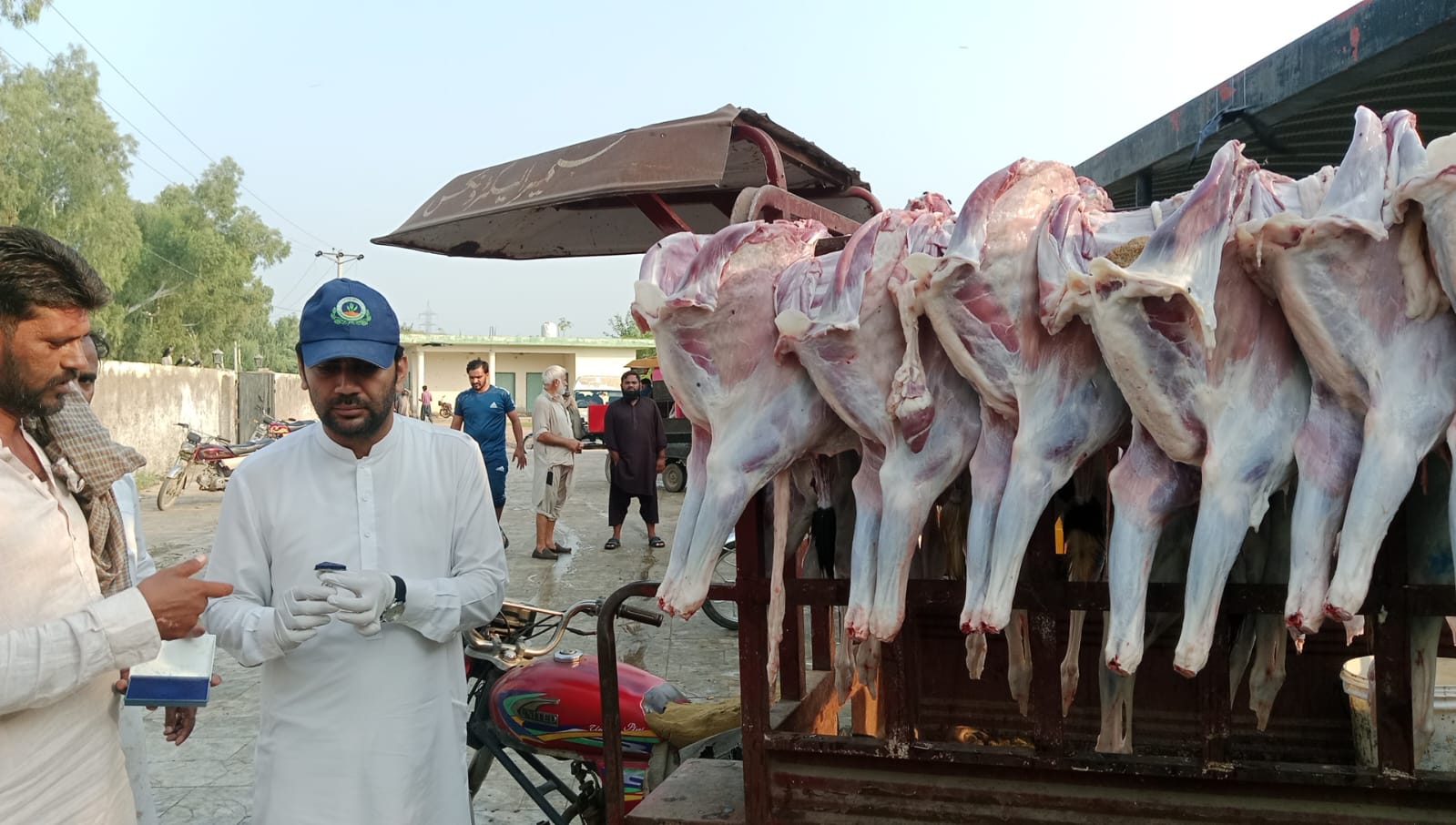 گجرات: ڈپٹی ڈائریکٹر پنجاب فوڈ اتھارٹی کی ہدایت پر قصاب خانوں کی انسپکشن