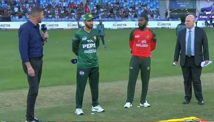 ایشیا کپ: بنگلادیش کا پاکستان کیخلاف اہم میچ میں ٹاس جیت کر فیلڈنگ کا فیصلہ