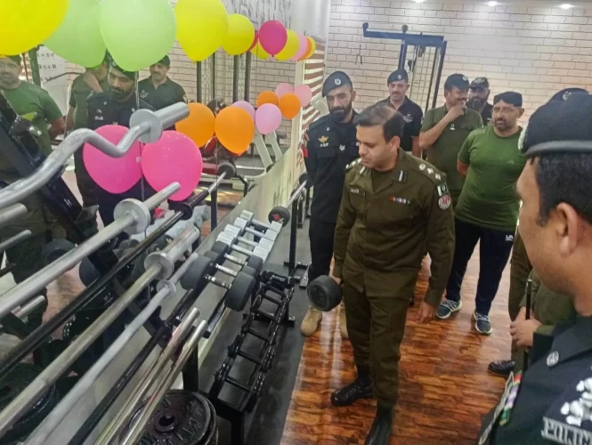 گجرات پولیس کافٹنس میں بہتری کا عزم، پولیس لائن میں جدید جم تیار