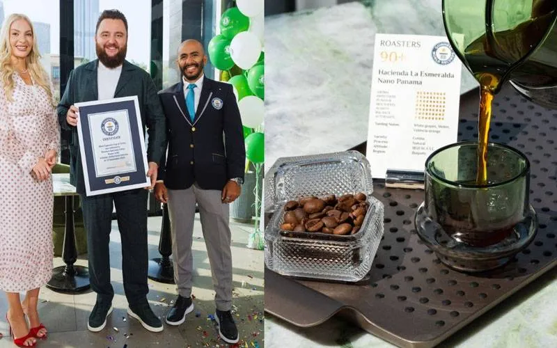 دبئی کے کیفے کا مہنگے ترین کافی کپ کا عالمی ریکارڈ