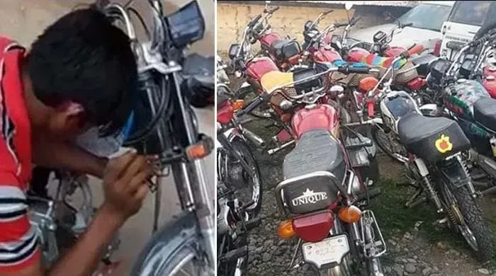 گجرات میں 2 مزید موٹر سائیکل چوری