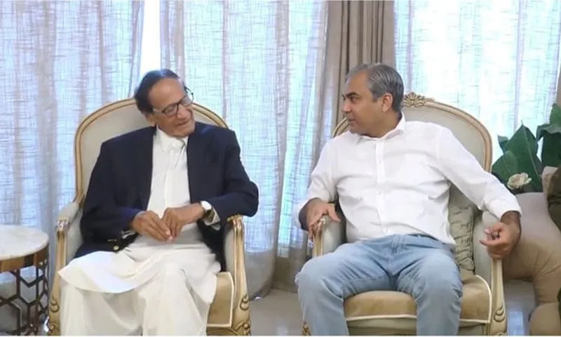 وزیرداخلہ محسن نقوی کی چوہدری شجاعت حسین سے ملاقات