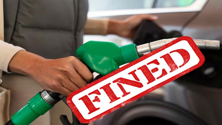 اسسٹنٹ کمشنرگجرات کا جی ٹی روڈ پر پیٹرول پمپس کا معائنہ،ایک پمپ سیل