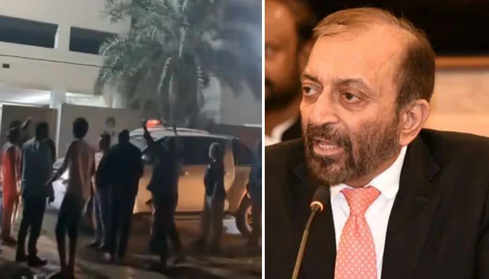 کراچی کھلے گٹر میں بچہ گرکرلاپتہ ہونے کاواقعہ فاروق ستار کے پہنچنے پر شہری مشتعل، میڈیا پر بھی پتھراؤ