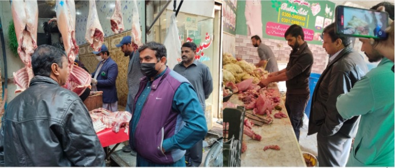 گجرات میں غیر معیاری گوشت کی فروخت پر 45 ہزار روپے جرمانہ