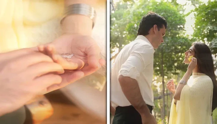 اداکارہ حنا آفریدی اور تیمور اکبر نے منگنی کرلی، شادی کی تاریخ بھی بتادی