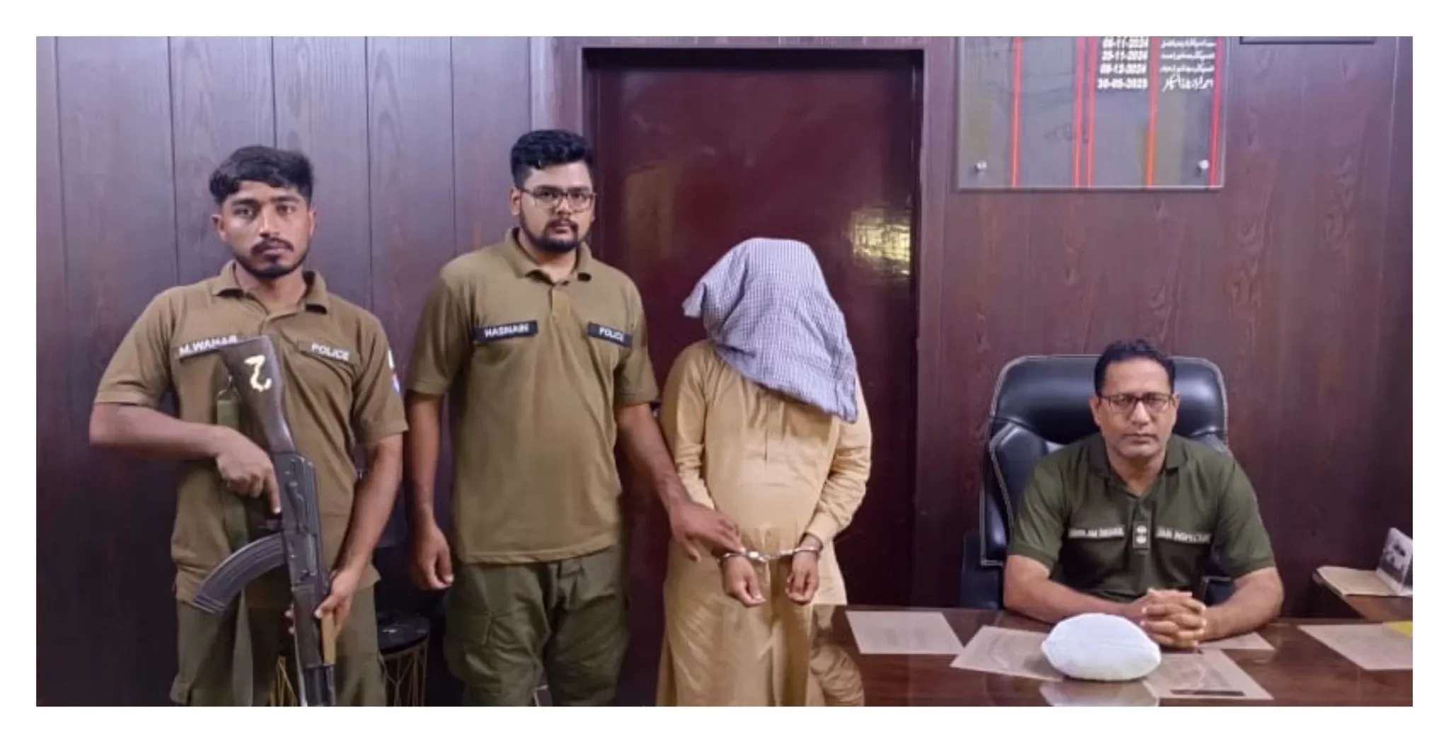 سرائے عالمگیر پولیس کی منشیات فروشوں کے خلاف کارروائی، 2 ملزمان گرفتار