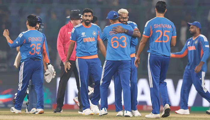 ٹی 20 ورلڈکپ، بھارت نے پاکستان کو 61 رنز سے شکست دے دی