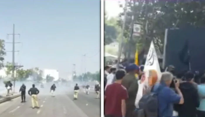 کراچی: امریکی قونصل خانے کے قریب ہنگامہ آررائی، فائرنگ سے 8 افراد جاں بحق