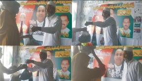 بھیرہ: بے نظیربھٹو شہید انٹرنیشنل فاؤنڈیشن کی جانب سے 72 مستحقین میں رمضان راشن کی تقسیم