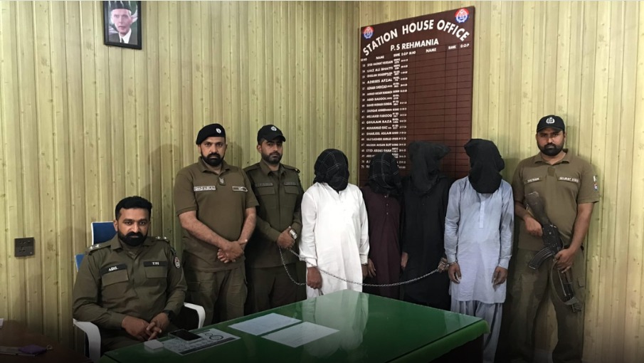 گجرات:ٹرانسفارمر چور 4رکنی گینگ گرفتار،مسروقہ سامان برآمد