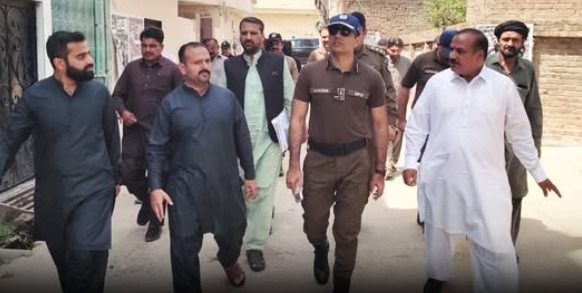 ڈی پی اوگجرات کامحرم الحرام کے سلسلے میں معین الدین اوردلانوالہ کادورہ،سکیورٹی انتظامات کاجائزہ لیا