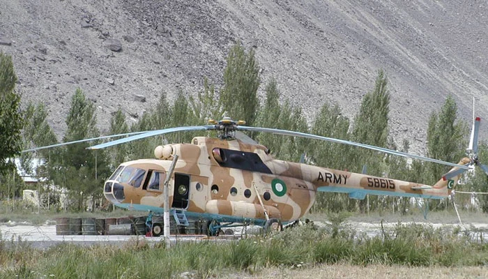 پاکستان آرمی ایوی ایشن کے ہیلی کاپٹر کو حادثہ، سوار تمام اہلکار شہید، آئی ایس پی آر